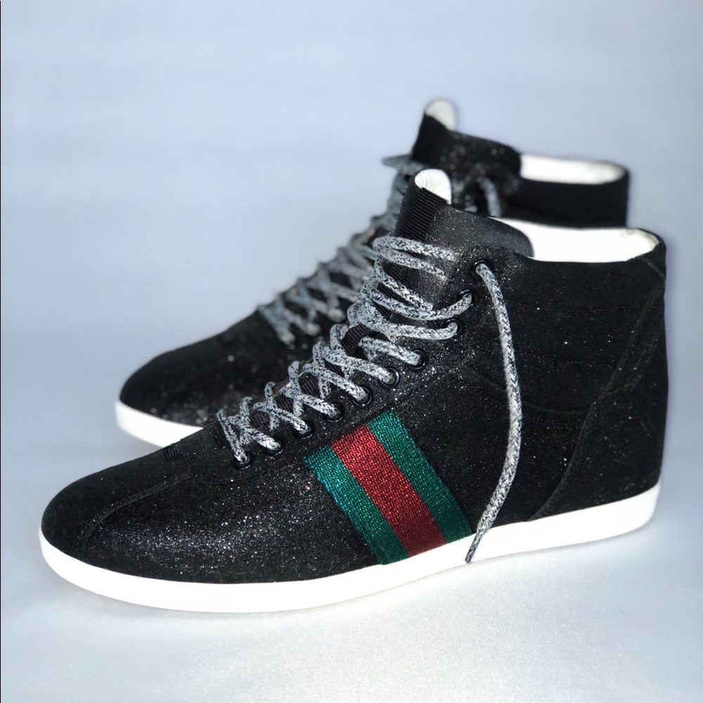 Gucci high top Bambi sneakers